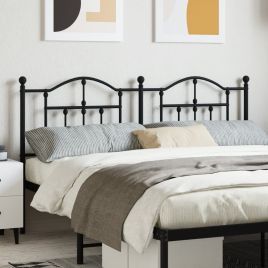 Metal Headboard Black 180cm