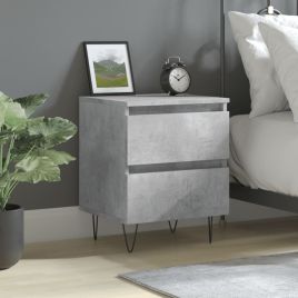 Bedside Table - PHOENIX Gus Nightstand Concrete Grey 40cm