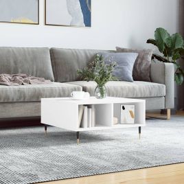 Coffee Table White 60x60x30 cm Engineered Wood