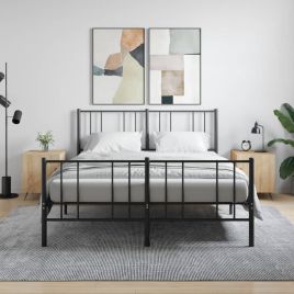 Bedside Table - MANNING Zoe 2 Piece Nightstand Sonoma Oak 40cm