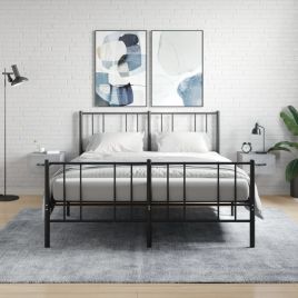 Bedside Table - MERLIN Sam 2 Piece Nightstand Concrete Grey 35cm
