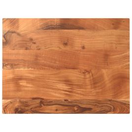 Table Top 90x50x3.8 cm Rectangular Solid Wood Acacia
