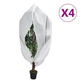 Plant Fleece Covers with Zip 4 pcs 70 g/m2 1x1.55 m