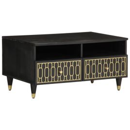Coffee Table 80x54x40 cm Solid Wood Mango