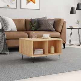 Coffee Table Sonoma Oak 60x50x36.5 cm Engineered Wood