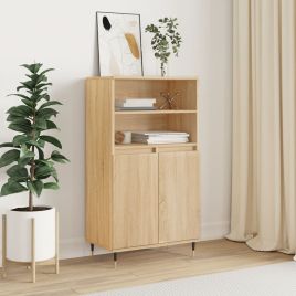 Highboard Sonoma Oak 60x36x110 cm Engineered Wood