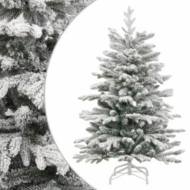 Fluer Hinged Flocked Snow Tree 180cm Model