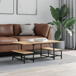 Coffee Table Sonoma Oak 100x50.5x40 cm Engineered Wood