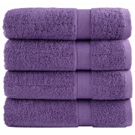 Premium Bath Towels SOLUND 4 pcs 100x150 cm 600 gsm - vid-137360