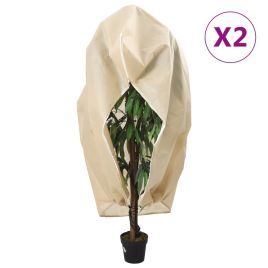 NEIHAL Plant Fleece Covers with Zip 2 pcs 70 gsm 1.2x1.8 m