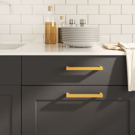 Cabinet Handles 10 Pcs Gold 160mm Stainless Steel