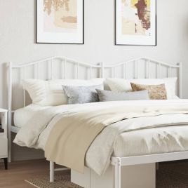 Metal Headboard White 180cm