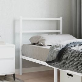 Metal Headboard White 75cm