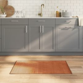 Rug Rectangular Brown60x100 cm Bamboo