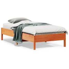 Bedframe Wax Brown 90x190cm Single Solid Wood Pine