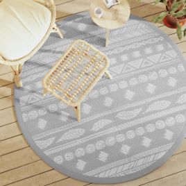 Outdoor Carpet ARAKIL Grey 160 cm PP