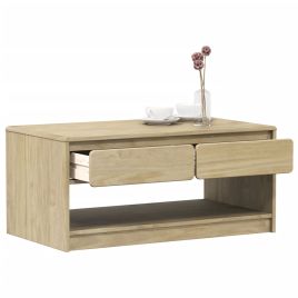 Coffee Table SAUDA Oak 99x55x45 cm Solid Wood Pine