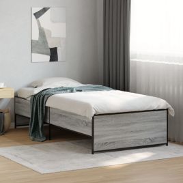 Bedframe Grey Sonoma 75x190cm Small Single