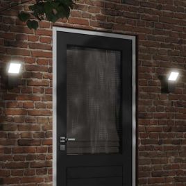 CRBURY Outdoor LED Wall Light Die-cast Aluminium - Black