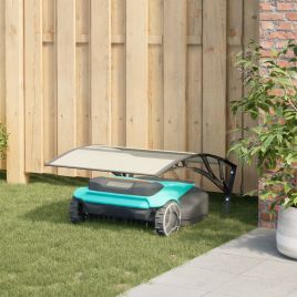Robot Mower Garage Black 80x101x46 cm - vid-4008205