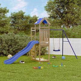 Outdoor Playset Impregnated Wood Pine - vid-3279144