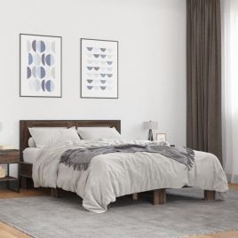 Bedframe Brown Oak 140x190cm