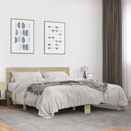 Bedframe Sonoma Oak 150x200cm King Size