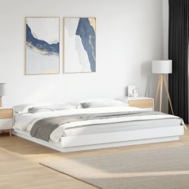 Bedframe White 200x200cm