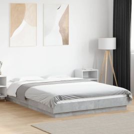 Bedframe Concrete Grey 120x190cm Small Double