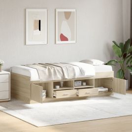 Daybed with Drawers Sonoma Oak 100x200cm