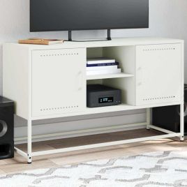 TV Cabinet White 100.5x39x60.5 cm Steel