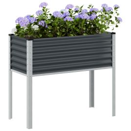 Garden Planter Anthracite 100x41x90 cm Steel