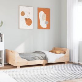 Bedframe 100x200cm Solid Wood Pine