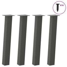Coffee Table Legs 4 pcs Anthracite 72 cm Steel