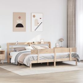 Bedframe 180x200cm Super King Solid Wood Pine