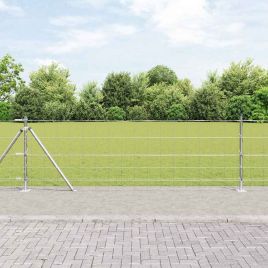 Field Fence 0.8x25 m Galvanised Steel
