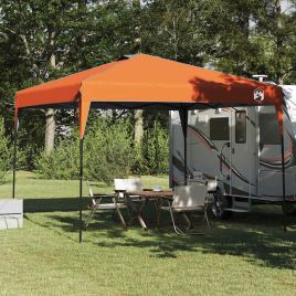 HELVALE Canopy Tent Manual 290x290x251 cm Fabric - Orange