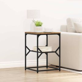 Side Table Old Wood 41x40x60 cm Engineered Wood