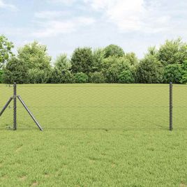 Hexagon Fence Grey 0.6x10 m Steel