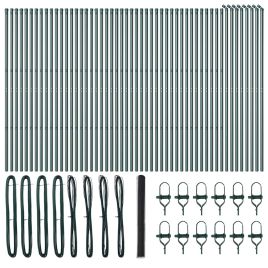 Hexagon Fence Grey 1.5x100 m Steel