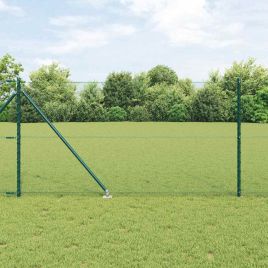 Hexagon Fence Green 1x50 m Steel