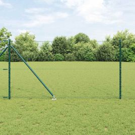Hexagon Fence Green 1x50 m Steel
