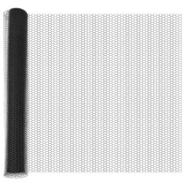 Hexagon Fence Grey 1.4x25 m Steel