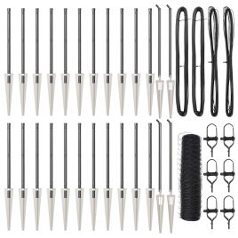 Hexagon Fence Grey 1x50 m Steel