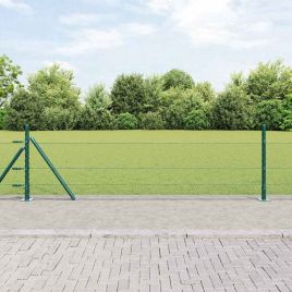 Hexagon Fence Green 0.4x10 m Steel