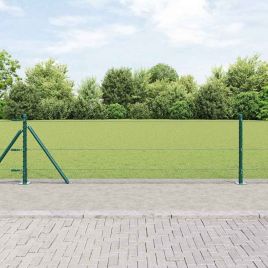 Hexagon Fence Green 0.6x10 m Steel