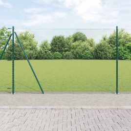 Hexagon Fence Green 1.6x10 m Steel