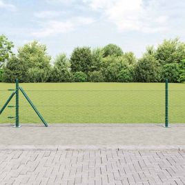 Hexagon Fence Green 0.4x25 m Steel