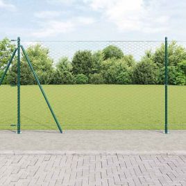 Hexagon Fence Green 1.5x100 m Steel
