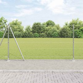 Hexagon Fence 1.2x50 m Galvanised Steel